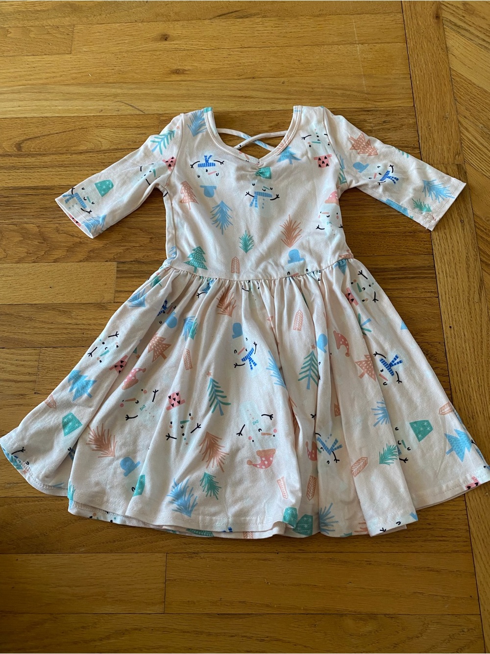 Dot Dot Smile Snowman Dress